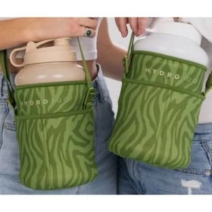 HYDROJUG Hydro Jug Green Zebra SPECIAL EDITION💦Water Bottle Sleeve 73oz SOLDOUT